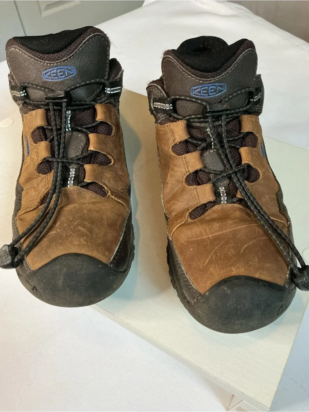 Keen Targhee Drawstring Kids Brown and Black Outdoor Trail Boots